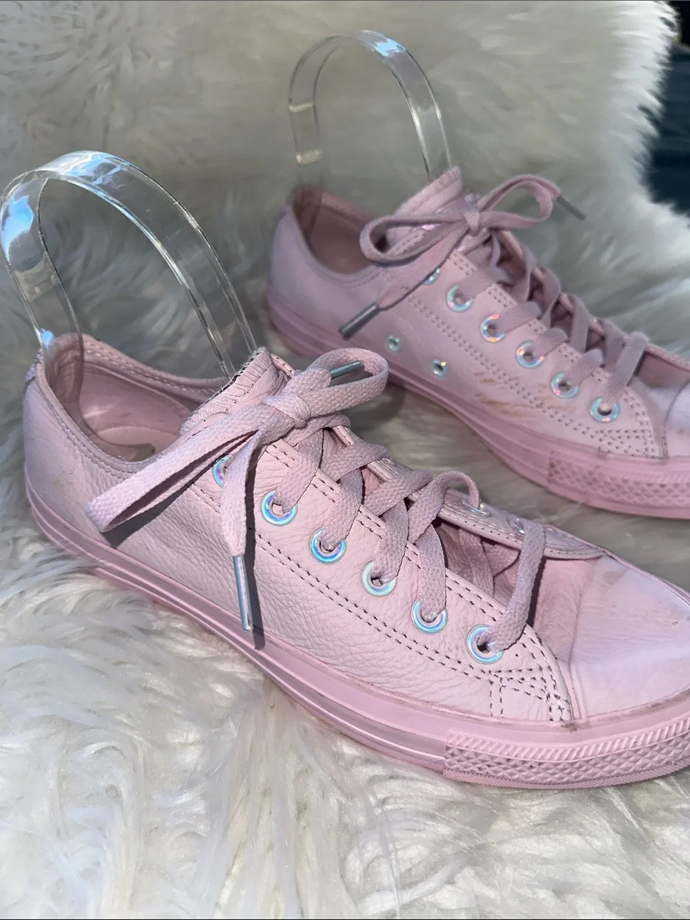 Converse soft pink